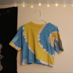 Tie Dye Cropped T-Shirt